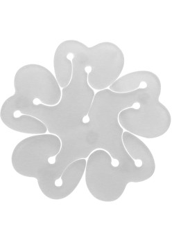 Suport pentru Baloane, Flippy, Care Formeaza o Floare, cu Doua Straturi, pentru 11 Baloane, 8x8cm, 4.6g