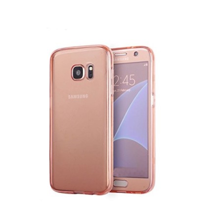 Husa de protectie Flippy® pentru Samsung A3 2017 Full Tpu 360 Roz Auriu