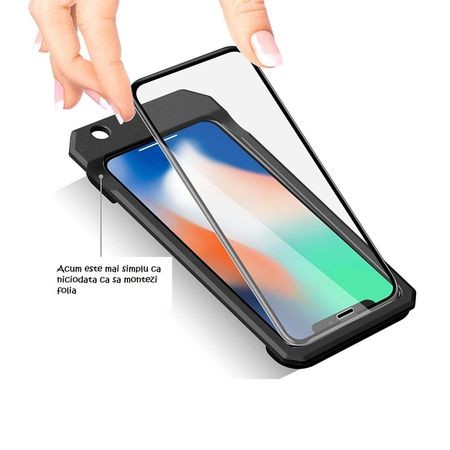 Folie Sticla Samsung Galaxy S8 Plus Full Glue Negru