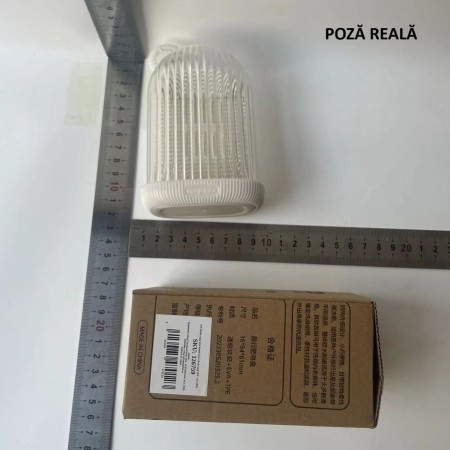 Sapuniera de Calatorie, Flippy, Suport pentru Sapun cu Scurgere a Apei, Recipient cu Capac Depozitare, Savoniera pentru Baie, 12.6x6.1x8.4cm, Alb