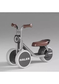 Children's scooter-tricycle anti-rollover music light yo-yo car-color: graphite gray