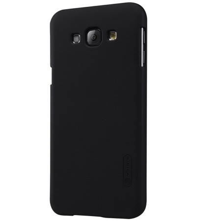 Husa Samsung Galaxy A8 2015 Nillkin Frosted Shield Negru + Folie de protectie