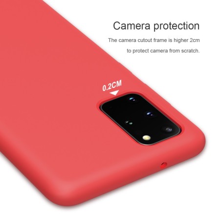 Husa protectie compatibila cu Samsung S20 Liquid Silicone Case Albastru inchis