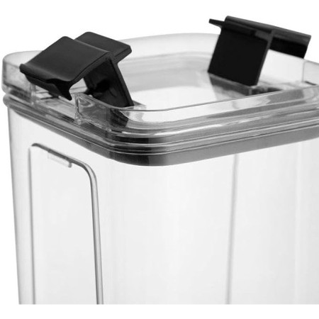 Set 4 Recipiente Depozitare Alimente,  Flippy, pentru Organizare Bucatarie, cu Inchidere Ermetica, Transparent, Plastic fara BPA, Compatibile cu Masina de Spalat Vase, Diferite Dimensiuni, 350 ml, 1300 ml, 2700 ml, 4600 ml