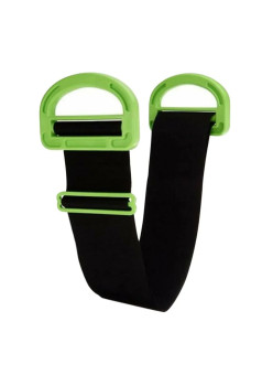 Chinga Tip Banda Elastica Pentru Transportul Obiectelor Grele, Flippy, Lungime Maxima 1.7 m, Greutate de Sustinere 100 kg, Negru/Verde