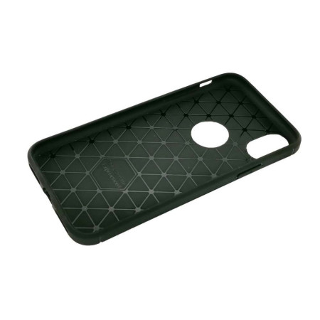 Husa Apple iPhone X Tpu, carbon, Negru