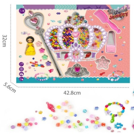 Set creativ Flippy DIY pentru confectionat bratari, Multicolor, model 22