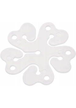 Suport pentru Baloane, Flippy, care Formeaza o Floare, cu Un Singur Strat, pentru 6 Baloane, 6x6cm, 2.7g