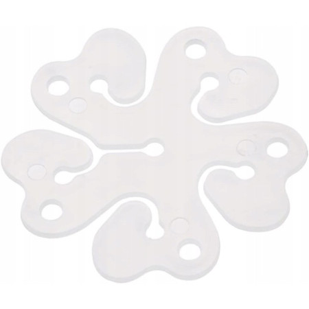 Suport pentru Baloane, Flippy, care Formeaza o Floare, cu Un Singur Strat, pentru 6 Baloane, 6x6cm, 2.7g