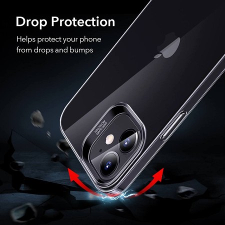 Husa TPU pentru iPhone 14 Plus, Flippy, Silicon, Protectie Antisoc, Transparenta