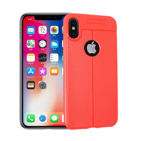 Husa Apple iPhone X Zore TPU moale Rosu