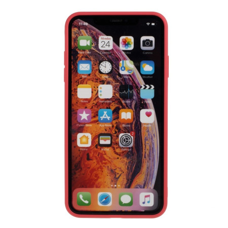 Husa protectie compatibila cu Apple iPhone X/XS Liquid Silicone Case Rosu