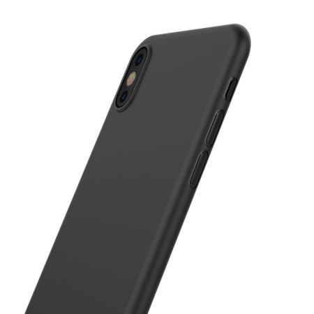 Husa Apple iPhone X Mat anti zgarieturi Negru