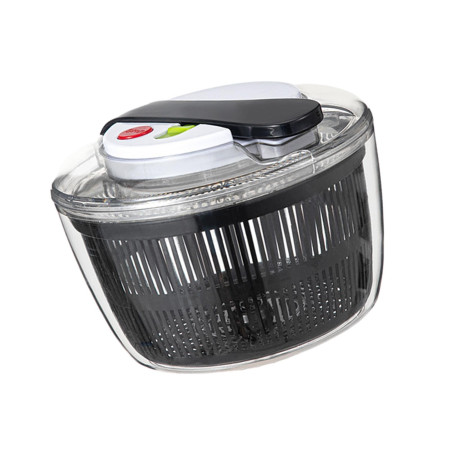 Uscator Manual pentru Salata si Verdeturi, Flippy, Plastic, 16x15x21 cm, Capacitate 3L, Negru