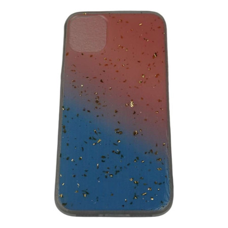 Husa de protectie pentru Apple iPhone 11 Pro Luxury Glitter Gradient Roz Albastru