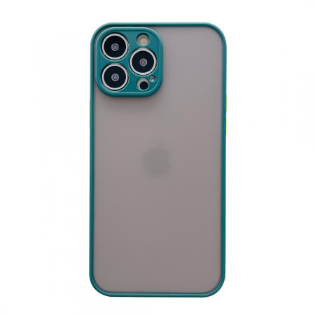 Husa protectie Flippy compatibila cu Apple iPhone 13 Pro Max Phantom Tpu Verde