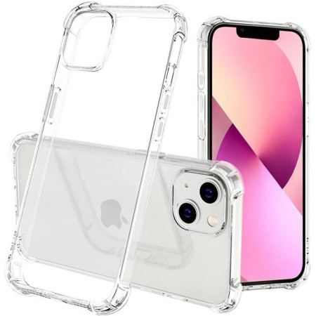 Husa de protectie Flippy, TPU, pentru Apple iPhone 15 Plus , Antisoc, Protectie colturi, Rezistenta la impact, Transparenta