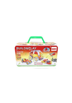 Set pentru construit masini, Flippy, Educativ si creativ, 148 piese