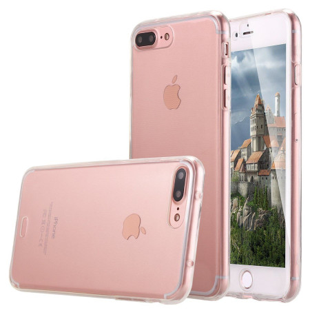 Husa de protectie Flippy® pentru Apple iPhone 8 Plus Full Tpu 360 V2 Transparent