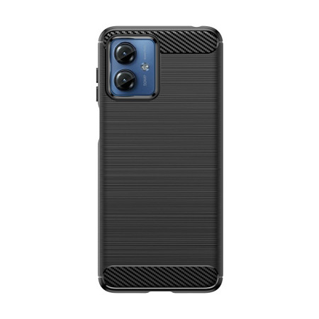 Husa Protectie, Flippy, pentru Motorola Moto G14, TPU Carbon, Negru