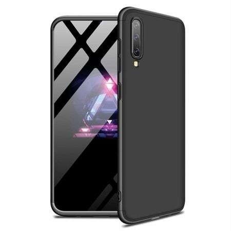 Husa de protectie Flippy compatibila cu Samsung Galaxy A50 Full Cover 360 Negru + Folie de protectie