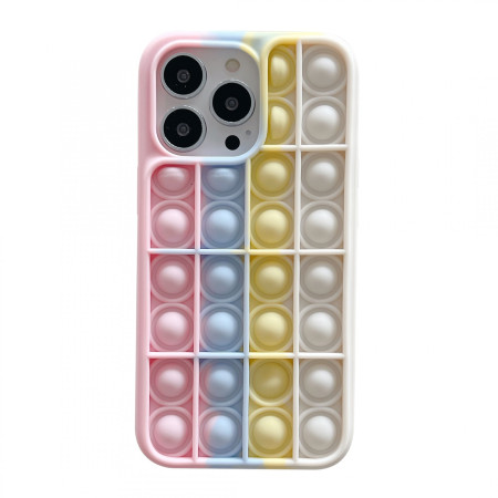 Husa de protectie Flippy Pop It compatibila cu Apple iPhone 13 Pro,Model 5,Multicolor