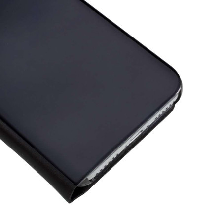 Husa Oppo A72 Flip Cover Oglinda Negru