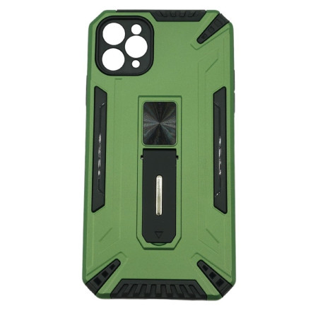 Husa de protectie Flippy pentru Apple iPhone 11 Pro Max Defender Sergeant Brave cu suport, Verde deschis