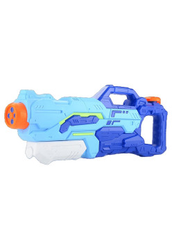 Pistol cu Apa pentru Copii, Rezervor, Pentru Piscina/Plaja, Flippy, 6ani+,  4 duze, Albastru, 1500ML