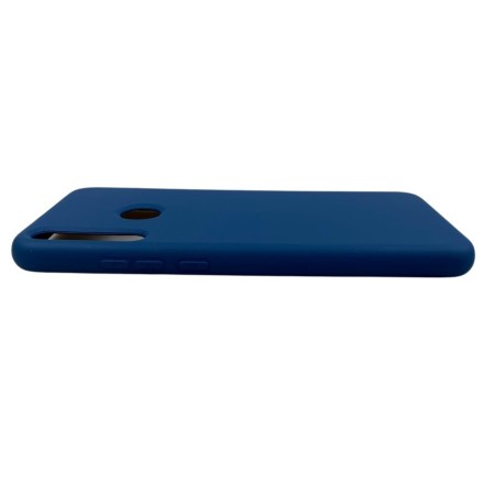 Husa protectie compatibila cu Huawei P40 Lite E Liquid Silicone Case Albastru inchis