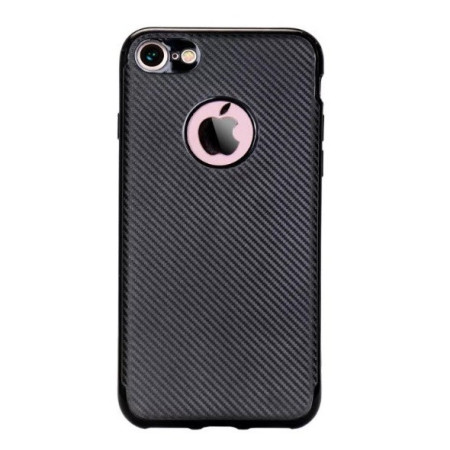 Husa Apple iPhone 6/6S i-Zore Carbon Fiber Negru