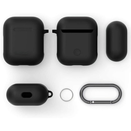 Husa AirPods Pro cu Inel Prindere Negru