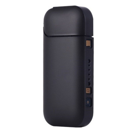 Husa Flippy pentru IQOS 2.4 Plus, Capac de Protectie, Anti Soc si Zgarieturi, Full Body, din Plastic cu Agatatoare, 11.5 x 5 x 2.3 cm, Negru