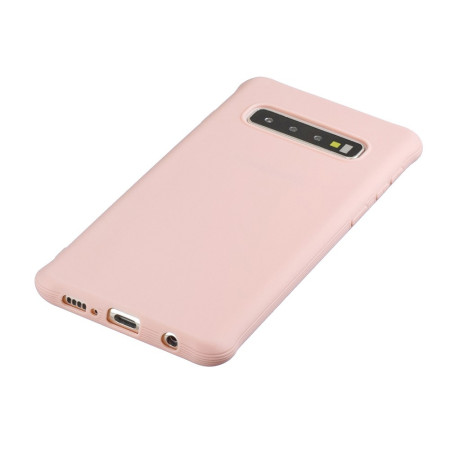 Husa protectie Flippy compatibila cu Samsung Galaxy S10 Plus Matte Tpu Roz