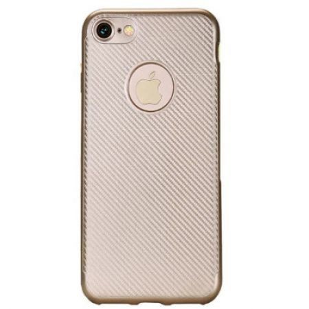 Husa Apple iPhone 6/6S Plus i-Zore Carbon Fiber Auriu