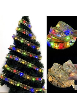 Panglică LED de Crăciun Flippy Aurie, lungime 10 m , 100 LED-uri, Multicolor