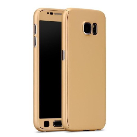 Husa Samsung Galaxy J3 2017 Full Silicone 360 Auriu