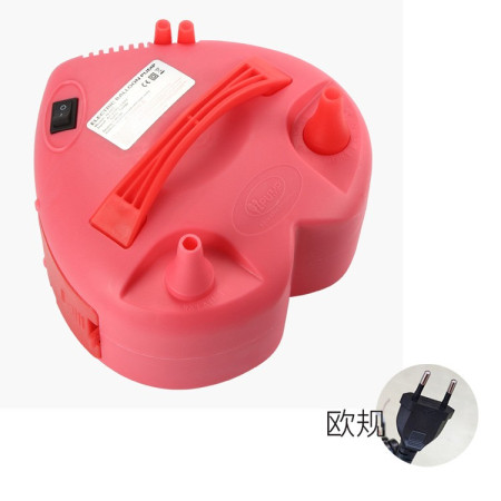 Pompa Electrica Pentru Umflat Baloane, 600 W, in Forma de Inima, Rosie