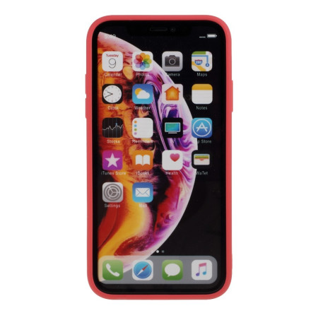 Husa protectie compatibila cu Apple iPhone XR Liquid Silicone Case Rosu