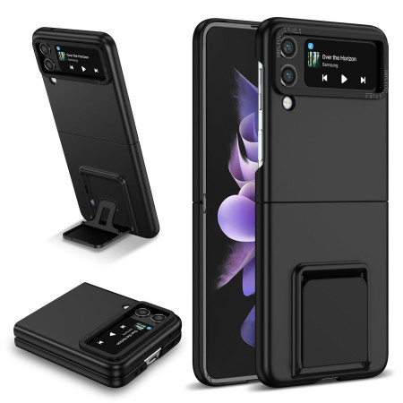 Husa de protectie Flippy, Pliere Tridimensionala, Multifunctionala, PC, pentru Samsung Galaxy Z Flip 4/Z Flip 4 5G, Negru