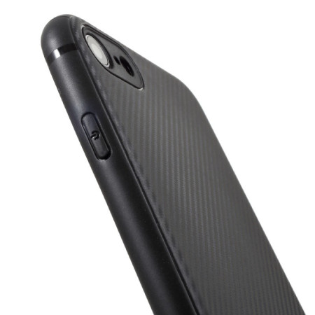 Husa Apple iPhone 7 IPAKY Carbon Fiber Negru