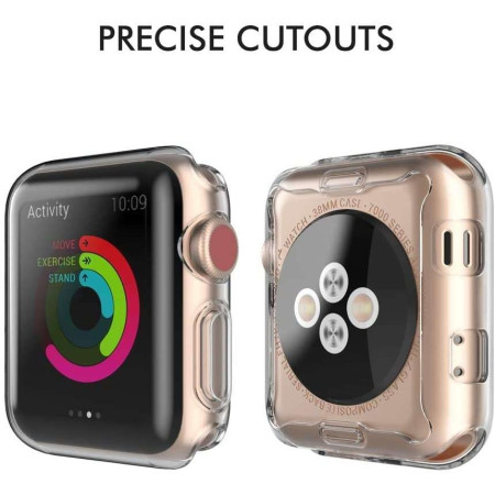 Husa Apple Watch Series 4/5 44 mm Full Tpu 360 Transparent