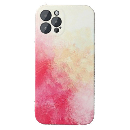 Husa protectie Flippy compatibila cu Apple iPhone 11 Tpu Ombre, Roz/Galben