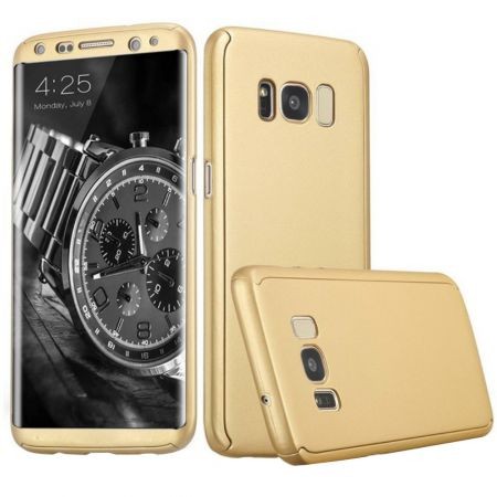 Husa Samsung Galaxy S8 Plus Full Cover 360 Auriu