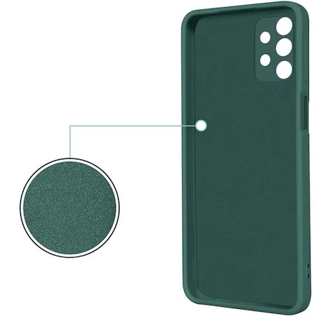 Husa protectie Flippy pentru Samsung A53 5G Liquid Silicone Verde