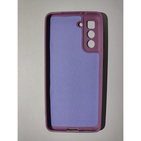 Husa protectie Flippy compatibila cu Samsung S21 5G Liquid Silicone Case Mov