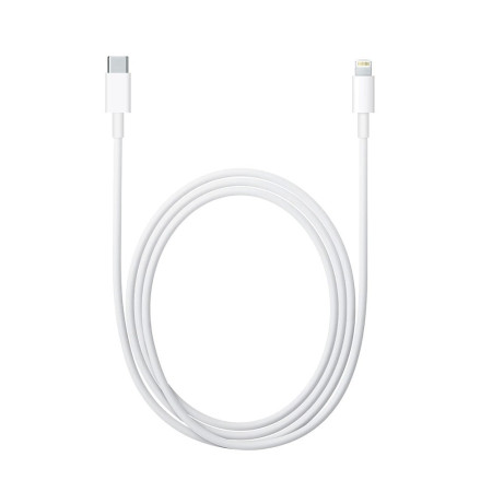 Cablu Date si Incarcare Flippy, SX-25, USB Tip C, 3A Fast Charge, 1 m compatibil cu Apple iPhone 5, 5C, 5S, 6, 6 Plus, 6S, 6S Plus, SE, 7, 7 Plus, 8, 8 Plus, X, XS, XS MAX, 11, 11PRO, 11 PRO MAX, seria iPhone 12, 13, 14, cip protectie, Alb