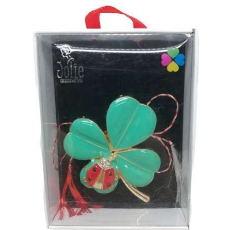 Martisor Brosa Multicolora V3 Trifoi- Gargarita 6cm x 8cm