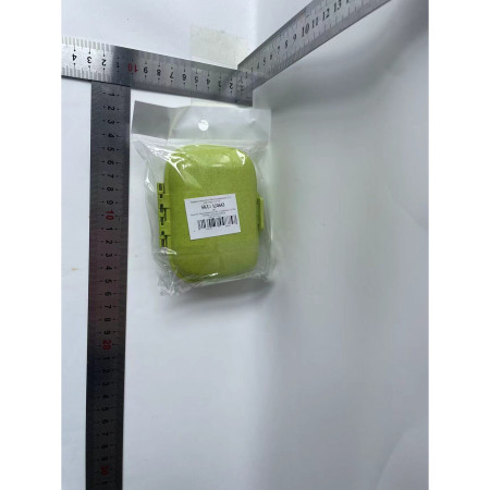 Organizator medicamente, Plastic, 8 compartimente, 0.1 L, Verde, Flippy, 11 x 7 cm