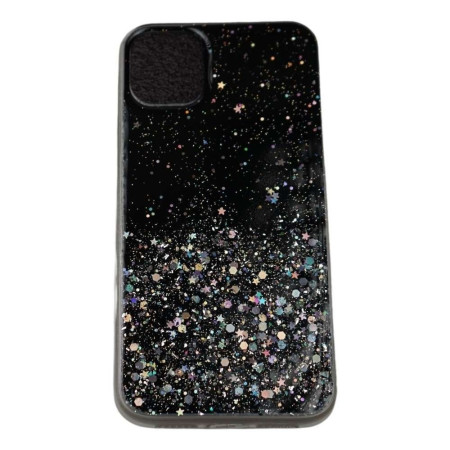 Husa de protectie pentru Apple iPhone XR Luxury Glitter Stelute Negru